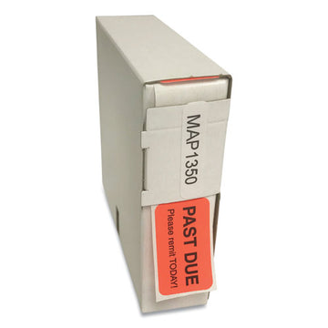 Tabbies® Billing Collection Labels, Past Due Please Remit Today!, 0.88 X 1.5, Fluorescent Red, 250-roll freeshipping - TVN Wholesale